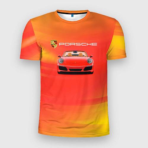 Мужская спорт-футболка Porsche porsche / 3D-принт – фото 1