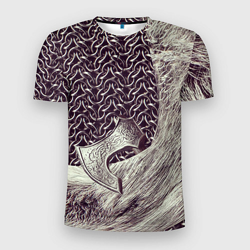 Мужская спорт-футболка Доспехи Викинга / 3D-принт – фото 1