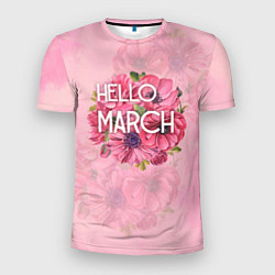 Мужская спорт-футболка Hello march