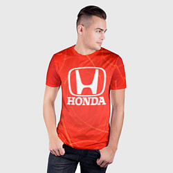 Футболка спортивная мужская Honda хонда, цвет: 3D-принт — фото 2