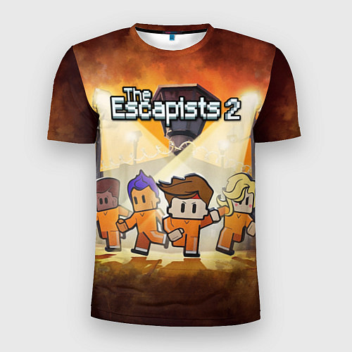 Мужская спорт-футболка The Escapists 2 / 3D-принт – фото 1