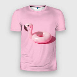 Мужская спорт-футболка Flamingos Розовый фламинго
