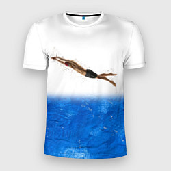 Мужская спорт-футболка Спортивное плавание Aqua sport