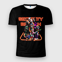 Мужская спорт-футболка Five Nights at Freddys: Security Breach все персон