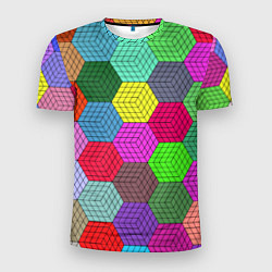 Футболка спортивная мужская Геометрический узор Pattern, цвет: 3D-принт
