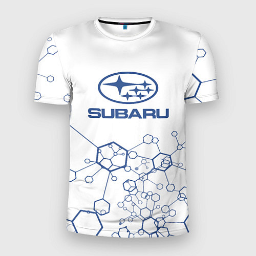 Мужская спорт-футболка Субару subaru / 3D-принт – фото 1