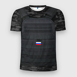 Мужская спорт-футболка Бронежилет: Армия России