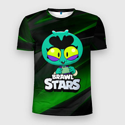 Мужская спорт-футболка Brawl Stars green Eve