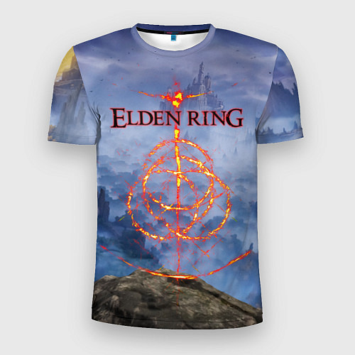Мужская спорт-футболка Elden Ring, Logo / 3D-принт – фото 1