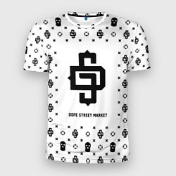 Мужская спорт-футболка Узор White Dope Street Market