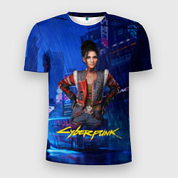 Мужская спорт-футболка Panam Панам Cyberpunk2077