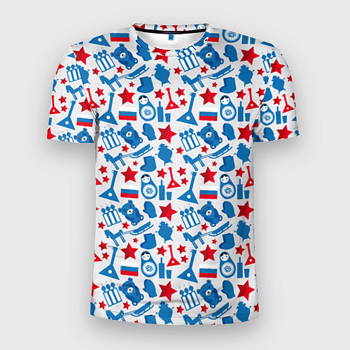 Мужская спорт-футболка Русский Символизм / 3D-принт – фото 1