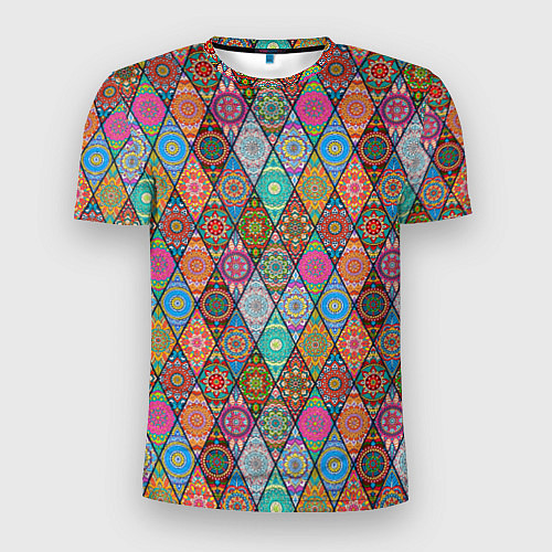 Мужская спорт-футболка Мандалы Текстура / 3D-принт – фото 1