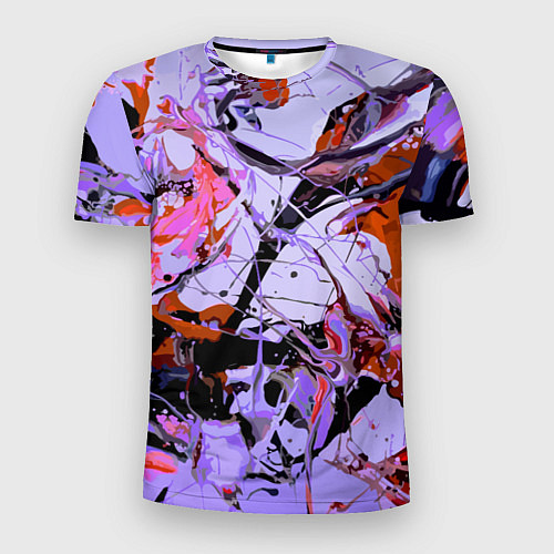 Мужская спорт-футболка Color abstraction Pattern Vanguard / 3D-принт – фото 1