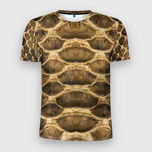 Мужская спорт-футболка Snake Skin Pattern / 3D-принт – фото 1