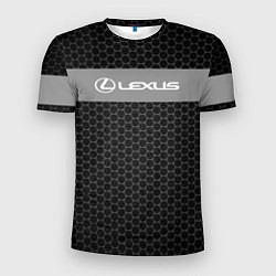 Мужская спорт-футболка Lexus соты