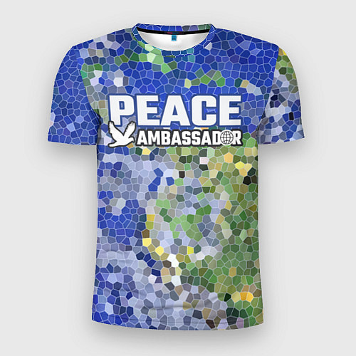 Мужская спорт-футболка Peace Ambassador Посол мира / 3D-принт – фото 1