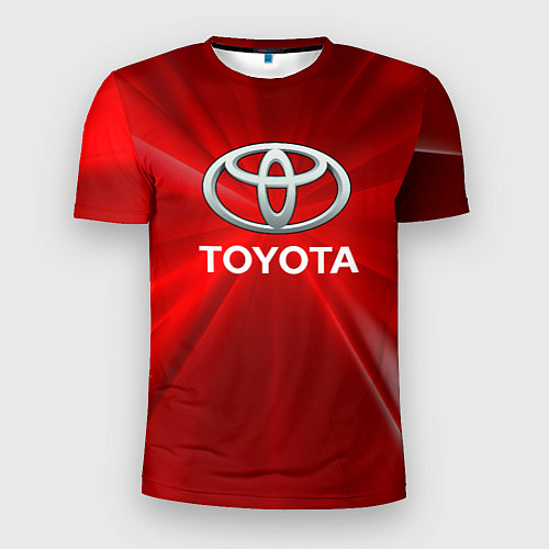 Мужская спорт-футболка Toyota тойота / 3D-принт – фото 1