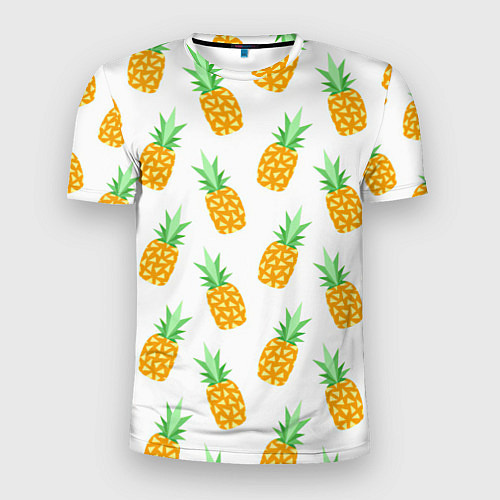 Мужская спорт-футболка Поле ананасов / 3D-принт – фото 1