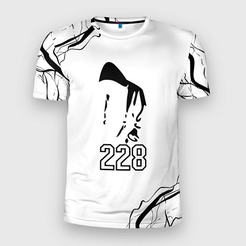 Мужская спорт-футболка 228 rap / 3D-принт – фото 1