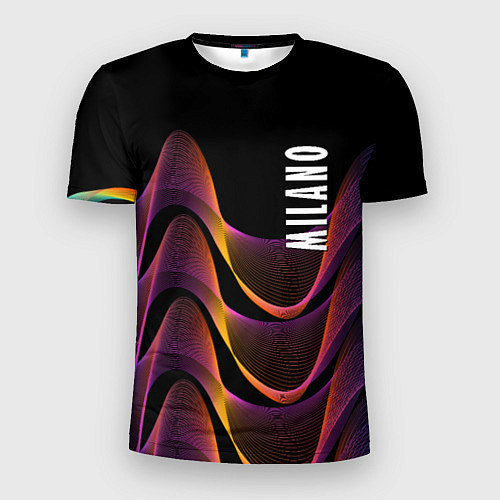 Мужская спорт-футболка Fashion pattern Neon Milano / 3D-принт – фото 1