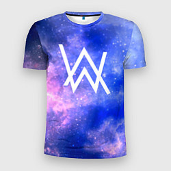 Футболка спортивная мужская Alan Walker космос, цвет: 3D-принт