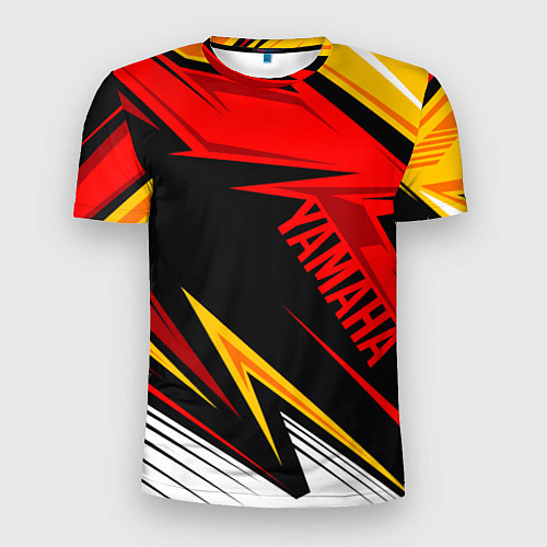 Мужская спорт-футболка YAMAHA SPORT RED / 3D-принт – фото 1
