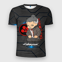Мужская спорт-футболка Такэмура Cyberpunk2077