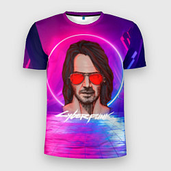 Футболка спортивная мужская Джонни Киберпанк2077 Cyberpunk2077, цвет: 3D-принт