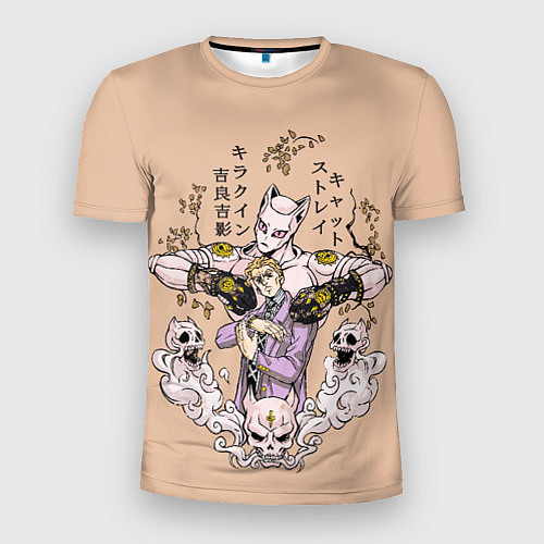 Мужская спорт-футболка KILLER QUEEN Йошикаге Кира JOJO PART 4 / 3D-принт – фото 1