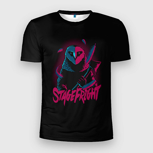 Мужская спорт-футболка Сова с топором Stage Fright / 3D-принт – фото 1