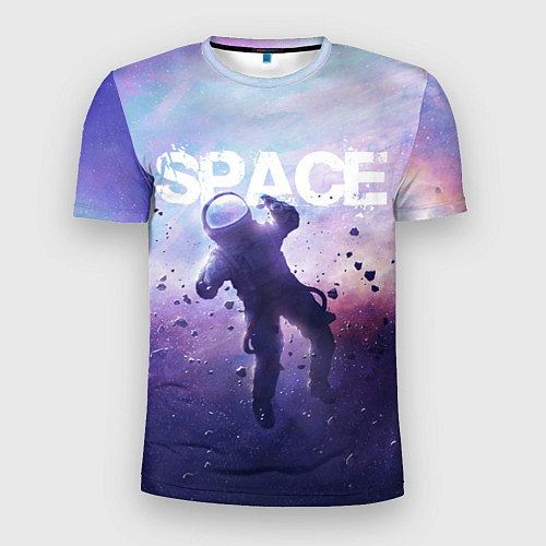 Мужская спорт-футболка Space walk / 3D-принт – фото 1