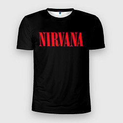 Мужская спорт-футболка Nirvana in Red