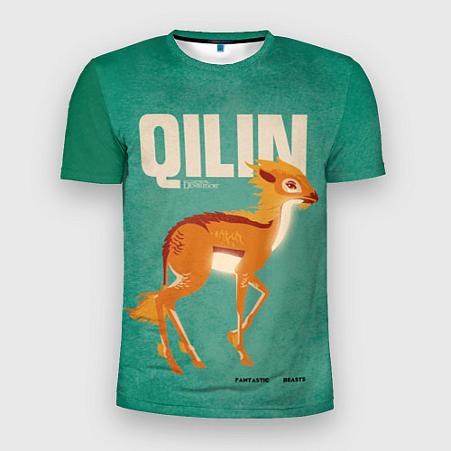 Мужская спорт-футболка Фантастические Твари Qilin / 3D-принт – фото 1
