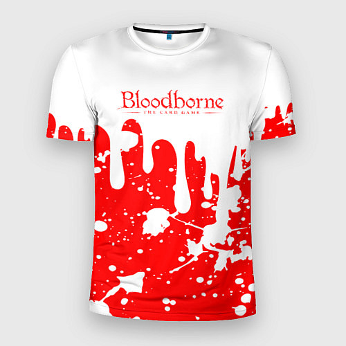 Мужская спорт-футболка BLOODBORNE брызги / 3D-принт – фото 1