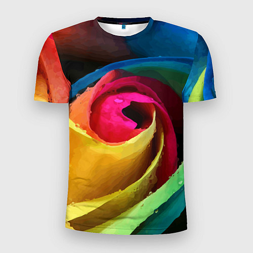 Мужская спорт-футболка Роза fashion 2022 / 3D-принт – фото 1