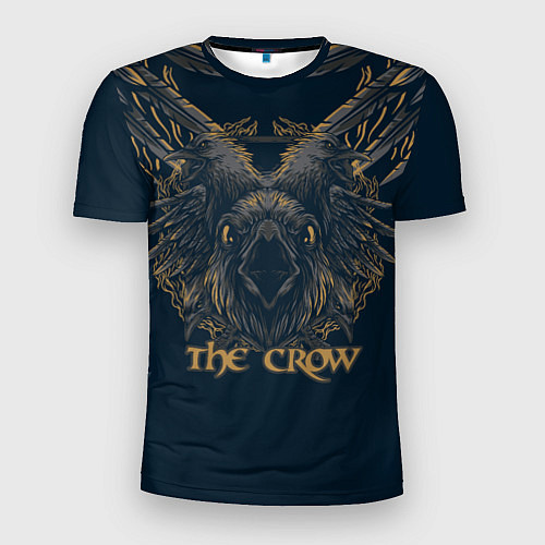 Мужская спорт-футболка ВоронThe crow / 3D-принт – фото 1