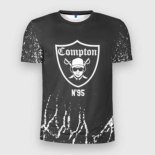 Мужская спорт-футболка Compton Комптон / 3D-принт – фото 1