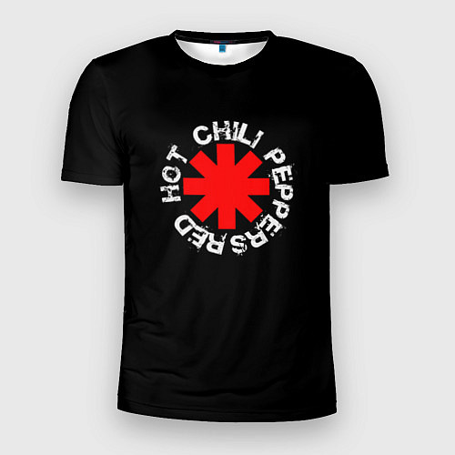 Мужская спорт-футболка Red Hot Chili Peppers Rough Logo / 3D-принт – фото 1
