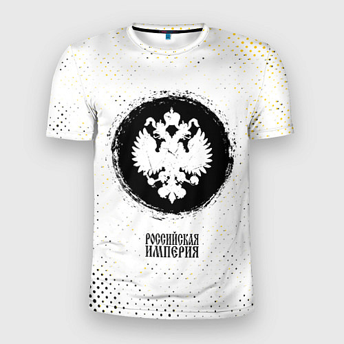 Мужская спорт-футболка RUSSIAN EMPIRE - ГЕРБ Потертости / 3D-принт – фото 1