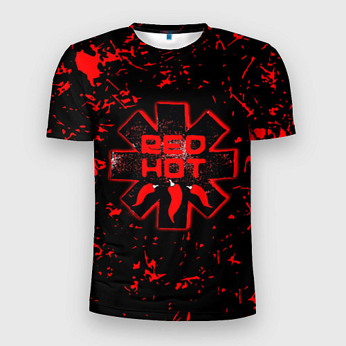 Мужская спорт-футболка Red Hot Chili Peppers, лого / 3D-принт – фото 1