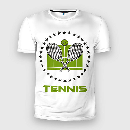 Мужская спорт-футболка TENNIS Теннис / 3D-принт – фото 1