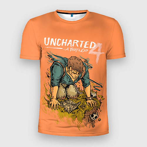 Мужская спорт-футболка Uncharted 4 A Thiefs End / 3D-принт – фото 1