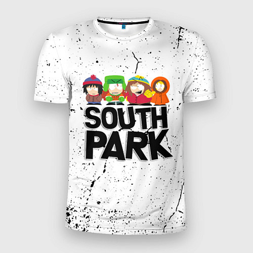 Мужская спорт-футболка Южный парк мультфильм - персонажи South Park / 3D-принт – фото 1