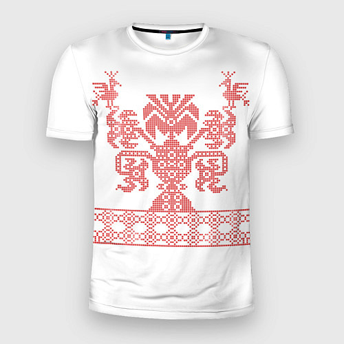 Мужская спорт-футболка Славянский Узор Дерево Мира 3D / 3D-принт – фото 1