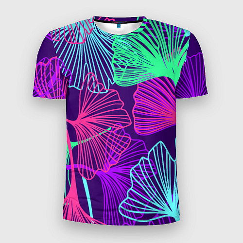 Мужская спорт-футболка Neon color pattern Fashion 2023 / 3D-принт – фото 1