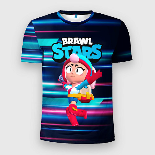 Мужская спорт-футболка JANET ДЖАНЕТ BRAWLSTARS / 3D-принт – фото 1