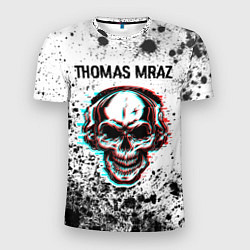 Футболка спортивная мужская Thomas Mraz - ЧЕРЕП - Краска, цвет: 3D-принт