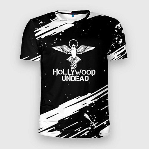 Мужская спорт-футболка Hollywood undead logo / 3D-принт – фото 1