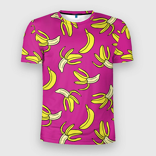 Мужская спорт-футболка Banana pattern Summer Color / 3D-принт – фото 1